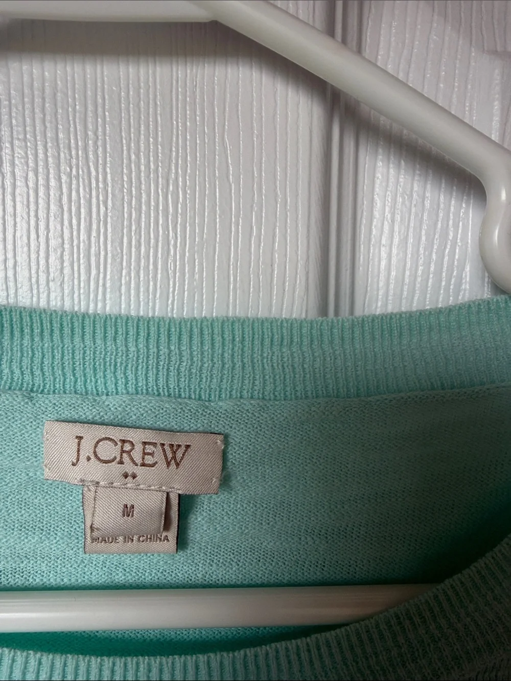 J. Crew Mint Green Crewneck Sweater